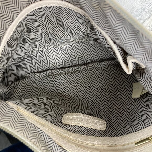 Steve Madden Diagonal Zip Pebbled Shoulder Bag - Picture 8 of 14